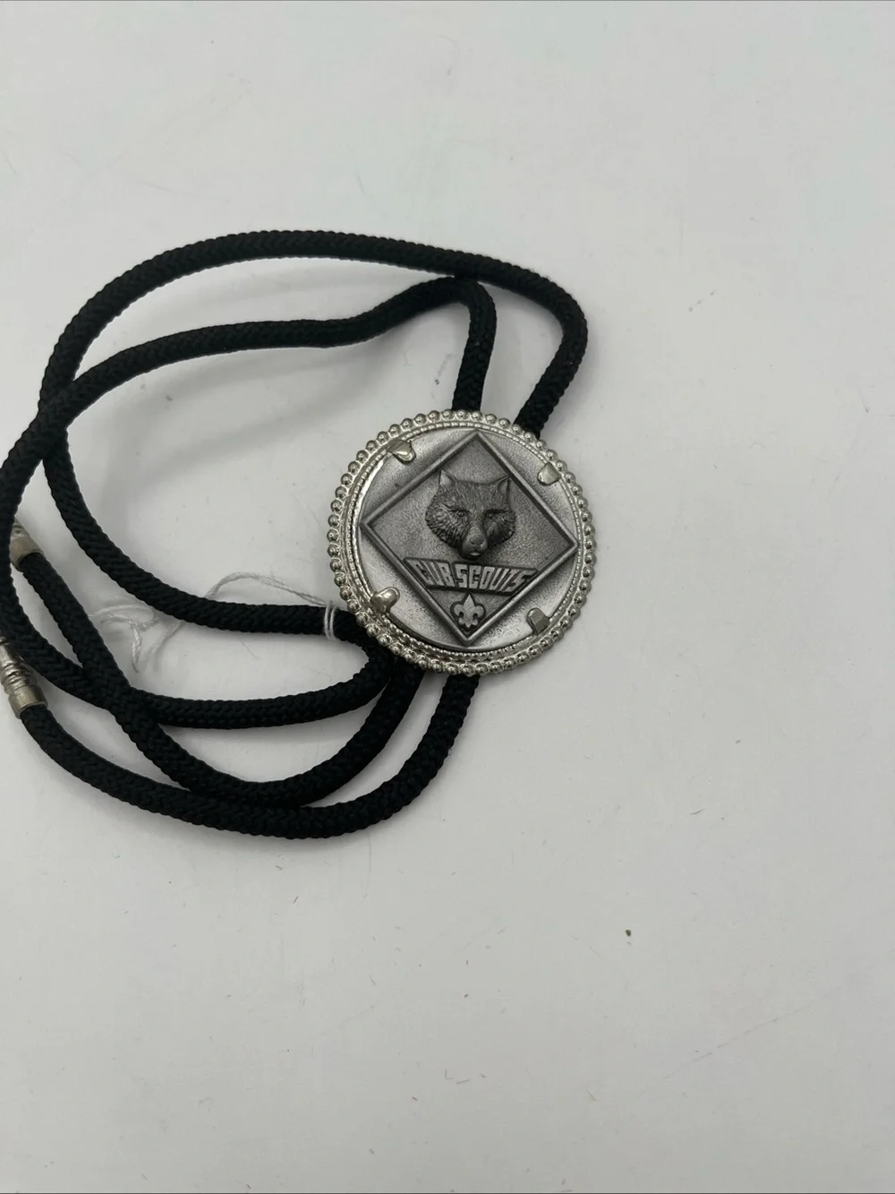 Vintage Boy Scouts of America Cub Scout Black Bolo Tie